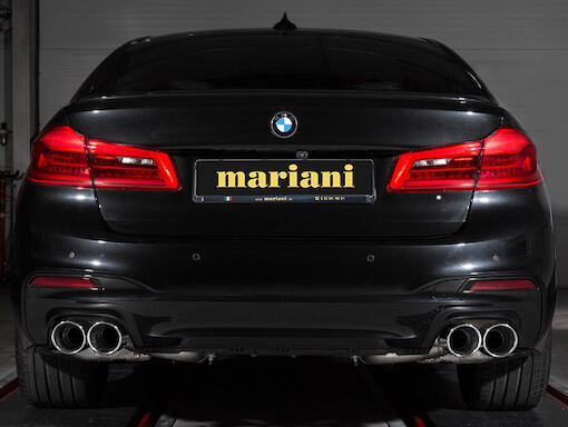 flap exhaust with sound for BMW 5 series G30 from mariani ®