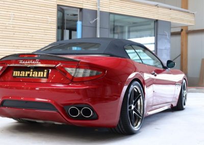 Maserati Tuning Klappenauspuff und Felgen